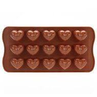 Ice Baking Silicone Mould Heart Chocolate Cake Cookie Jelly shopping N9