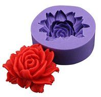 HSE 3D Rose Flower Fondant Cake Chocolate Sugarcraft Mold Cutter Silicone Tools DIY N2