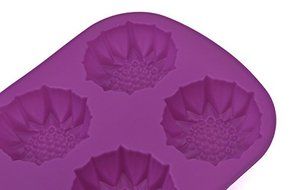 Sunflower Silicone Cake mold Jelly pudding mold Soap mold Baking Tools N4