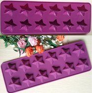 HSE Star type Muffin Sweet Candy Jelly fondant Cake Mold Silicone tool Baking Pan
