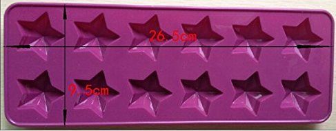 HSE Star type Muffin Sweet Candy Jelly fondant Cake Mold Silicone tool Baking Pan N2