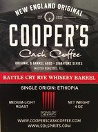 Whiskey &amp; Rum Barrel Aged Coffee Beans Trio Coffee Gift Box Set by Cooper's Cask- Single Origin Coffee Beans (... N8