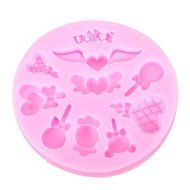 &quot;Silicone Chocolate Cake Decorating Mold Candy Lollipop Mold&quot; shopping