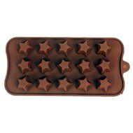 WISDOMTOY Kitchen Household Silicone DIY Chocolate Jelly Candy Mold Cake Making Baking Tray (Rose) N2