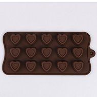WISDOMTOY Kitchen Household Silicone DIY Chocolate Jelly Candy Mold Cake Making Baking Tray (Rose) N4