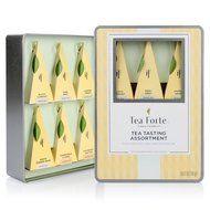 Tea Fort&eacute;&reg; Medium Tin Sampler Gift Assortment with 6 Handcrafted Pyramid Tea Infusers - Black Tea, Green Tea,...