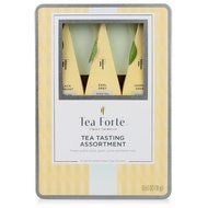 Tea Fort&eacute;&reg; Medium Tin Sampler Gift Assortment with 6 Handcrafted Pyramid Tea Infusers - Black Tea, Green Tea,... N2