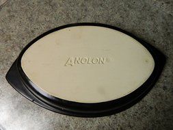 Raymond Blanc Anolon Pointed end Oval black &amp; cream baking dish N3