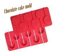 1pcs Food Grade Silicone Material, Round Stars Shape for Chocolate Lollipop Mold, Cake Tools, Cookie , Jelly,...