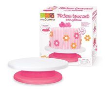 ScrapCooking 5204 Cake Turntable, White/Pink
