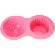 ShangYou 2-Cavity Silicone Mold for Homemade Bread Muffin Cheesecake Cornbread Brownie