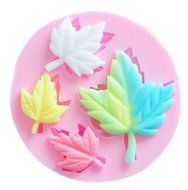 SHINA Maple Leaves Fondant Soap Sugar Craft Cake Cookie Decorating Silicone Mold 145