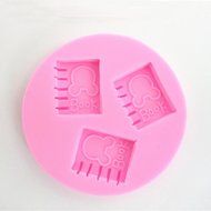 Yunko Baby Shower Mickey Notebook Shaped 3d Silicone Cake Fondant Mold DIY Cupcake Cake Decoration Tool N2