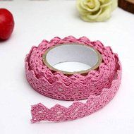Bargain World 170cm DIY Fabric Lace Washi Tape Self Adhesive Scrapbook Sticker N3