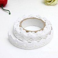 Bargain World 170cm DIY Fabric Lace Washi Tape Self Adhesive Scrapbook Sticker N5