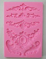 HSE Beautiful Flower shape Chocolate Candy Jello 3D silicone fondant lace Mold Mould cake decoration/pastry tools N2