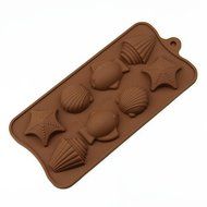 Wholeport 8-Cavities Shell Fish Silicone Cake Mold Mould Cake Pan Handmade Biscuit Mold