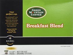 Green Mountain Coffee Breakfast Blend, K-Cup Portion Pack for Keurig K-Cup Brewers - 48 Count N5