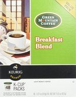 Green Mountain Coffee Breakfast Blend, K-Cup Portion Pack for Keurig K-Cup Brewers - 48 Count N6
