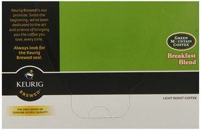 Green Mountain Coffee Breakfast Blend, K-Cup Portion Pack for Keurig K-Cup Brewers - 48 Count N13