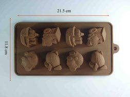 Chocolate Silicone Soap Mold,fondant Cake Decorating Styling Cooking Tools N2
