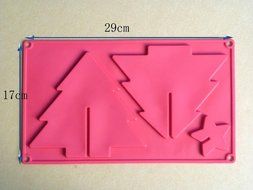 Cookie Icecream Sweet 3d Christmas Tree Shape Chocolate Silicone Mold Cake Decoration Tools Muffin Pan N2