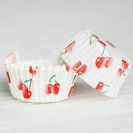 Chocolate Mold Cherry Pattern Paper Baking Cups Cake DIY Mini shopping