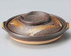 Yanagawa for 2-3 persons 7.9inch Donabe Japanese Hot pot Brown Ceramic Made in Japan