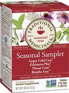 Traditional Medicinals Seasonal Tea Sampler Variety Pack, 16 Tea Bags