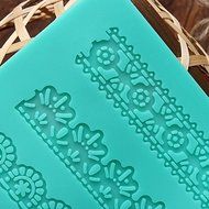 Large Fondant Cake Decorating Mould Lace Mold Silicone Mat N3