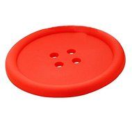 ASDOMO Colourful Silicone Placemat Button Coasters Tea Cup Cushion Mug Cup Holder Mat Pad Green N7