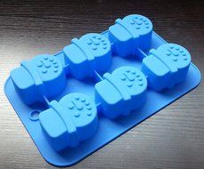 Xmas Snowman Silicone Non Stick Cake Ice Cube Mold Chocolate Jelly Candy Biscuit Moul N2