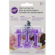 Wilton 1907-1347 Fondant 3-Piece Cutters, Classics, Mini N9