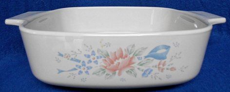 Corning Ware A-1-B Bisque Symphony 1 Qt Casserole - No Lid