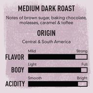 Happy Belly Espresso Roast Organic Fairtrade Coffee, Medium Dark Roast, Whole Bean, 12 ounce N3