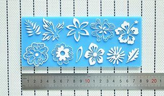 Martha Art Craft - Sugarcraft Decorating Kit High Quality Ribbon Fondant Molds Silicone,silicone Chocolate Silicone... N6