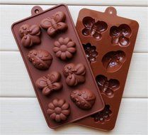 HSE 2 Pieces Honey Bee Butterfly Flower Cake Mould Cake Silicone Cake Mould Lovly Butterfly Mold Bee Cakes Animals...