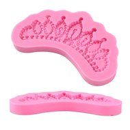 2PCS Crown Shaped Baking DIY Molds, Fondant Cake Decorating Tools, Chocolate Candy Cookies Pastry Mould Yihuily N4