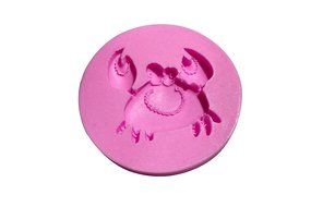 Wocuz MK591 Silicone Single 3d Crab Shape Fondant Mold Candy Making Mold Cake Decoration Gum Mould N2
