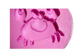 Wocuz MK591 Silicone Single 3d Crab Shape Fondant Mold Candy Making Mold Cake Decoration Gum Mould N3