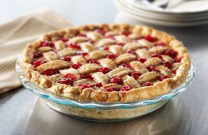 Pyrex Watercolor Collection Easy Grab Pie Plate - 2 Pack, , Blue Lagoon N4