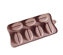 Coffee Beans Plump Lips Silicone Cake Mold Pan 8.4"x4.1"x0.98" Color At Random