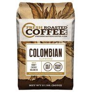 100% Colombian Supremo Coffee, Whole Bean, Fresh Roasted Coffee LLC (5 lb.) N4