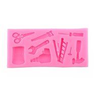 Hammer Wrench Shape Silicone Fondant Mold, Baking Tools, Cake Decorating Molds, Sugarcraft DIY Yihuily