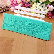 Sweet Heart Lace Mold Silicone Cake Decorating Mould