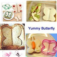 Sell4Style Kids Sandwich Cutter Set of 4 - Sandwich and Bread Crust Cutters in 4 Cute Shapes N2