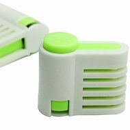 Lariy 1 Pair Kitchen DIY Cake Tools Bread Cutter 5 Layers Bread Slicer Cutting Fixator N2