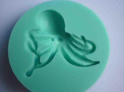Octopus Shaped 3d Silicone Cake Fondant Mold, Cake Decorating Tools Soap Candle Diy Moulds
