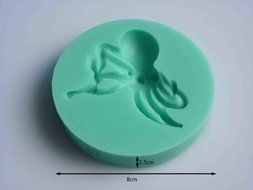 Octopus Shaped 3d Silicone Cake Fondant Mold, Cake Decorating Tools Soap Candle Diy Moulds N2