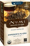 Numi Organic Chocolate Pu-erh Tea, Full Leaf Black Pu-erh Tea, 16 Count Tea Bags N27